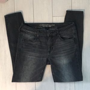 Black AMERICAN EAGLE Jeans Size 12